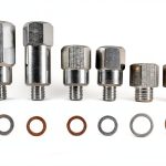 ICT Billet LS Engine Sensor Adapter Set Aluminum-0