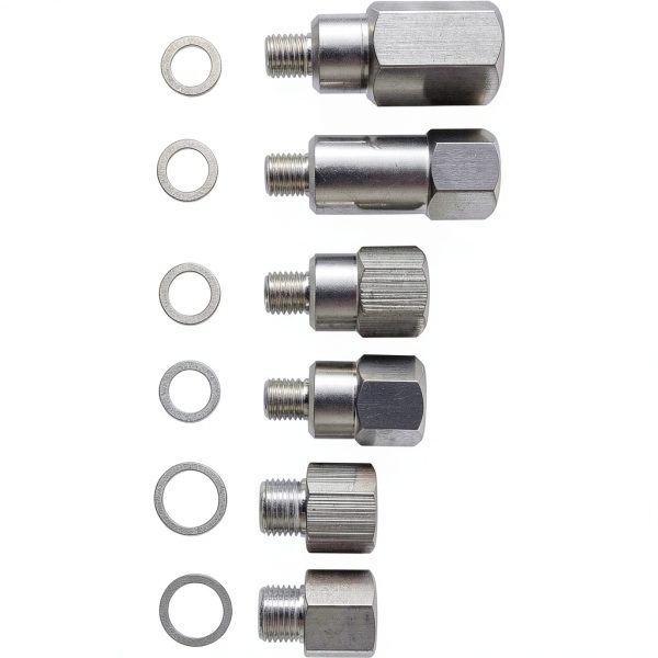 ICT Billet LS Engine Sensor Adapter Set Aluminum-2