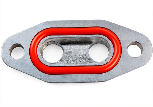 LS Oil Supply Plate Aluminum Turbocharger Feed-2