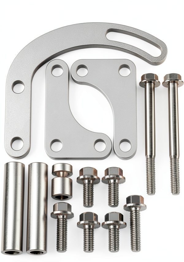 Moker Power Steering Pump Bracket for SBC Engines-2