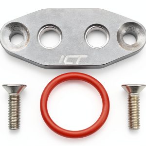 LS Oil Supply Plate Aluminum Turbocharger Feed-0
