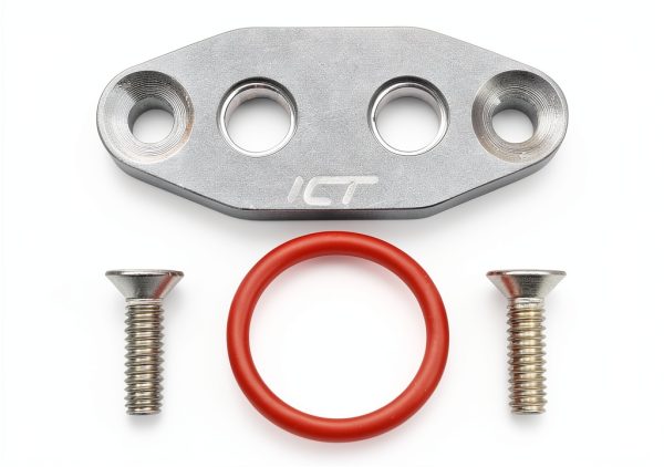 LS Oil Supply Plate Aluminum Turbocharger Feed-0