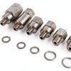 ICT Billet LS Engine Sensor Adapter Set Aluminum-1