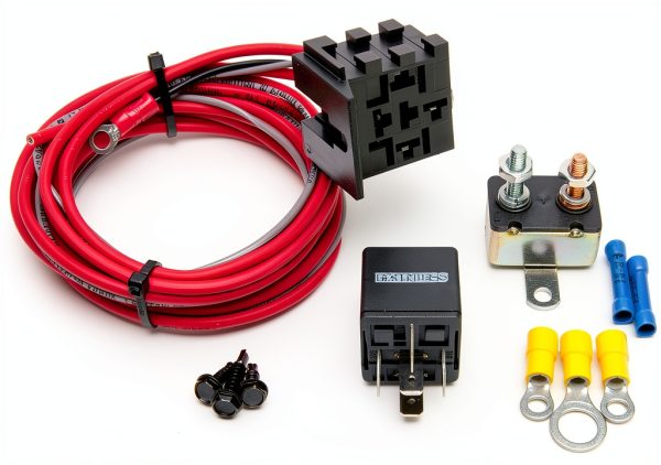 Painless Fan Relay Adapter 40A Steel Contact-0