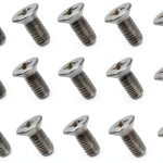 ONISMEZ Brake Disc Rotor Screws 20‑Piece Stainless Steel Flat Head-0