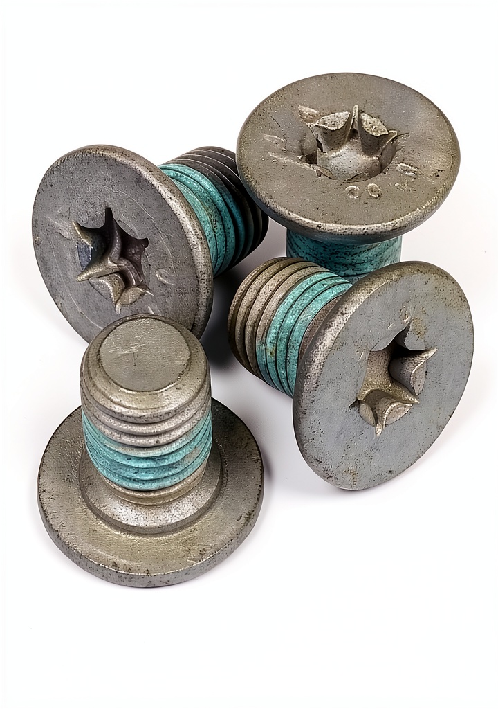Installing PARTSDEPOT Brake Adjusting Screw Assembly 21663 4pcs for Mercedes-Benz on a garage workbench