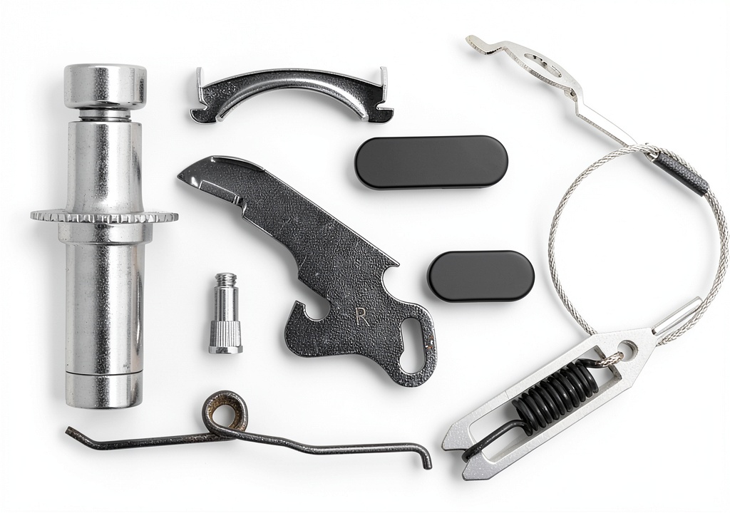 Motorcraft brake adjuster kit installed in a vehicle brake system