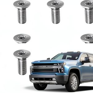 AZ-HAPPYMALL Stainless Steel Brake Rotor Bolt M6 Hex Screw 10pcs-0