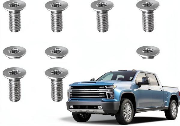 AZ-HAPPYMALL Stainless Steel Brake Rotor Bolt M6 Hex Screw 10pcs-0