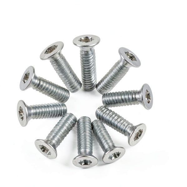 M8 Brake Rotor Bolt AZ-HAPPYMALL Flat Head Stainless Steel 10pcs-2