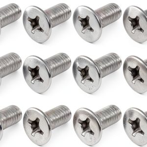 Qoaimu Brake Rotor Screws Stainless Steel 12pcs Fit for Honda Acura-0