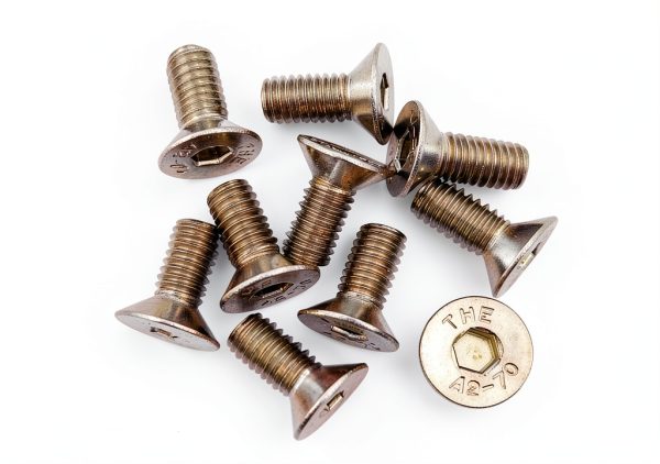 K-MOTOR PERFORMANCE 6mm Stainless Steel Allen Brake Screw Set 10pcs-0