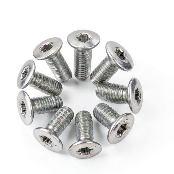 AZ-HAPPYMALL Stainless Steel Brake Rotor Bolt M6 Hex Screw 10pcs-2