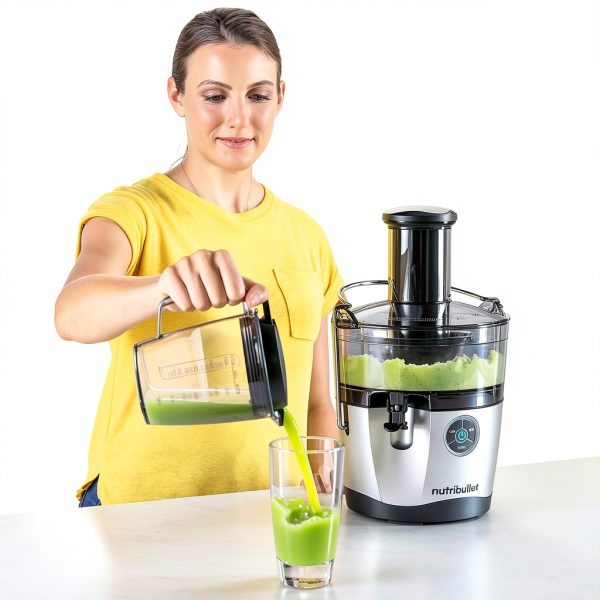 NutriBullet Juicer Pro Centrifugal Juicer 1000W Silver 27oz Capacity-5
