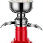 FOHERE Electric Milk Cream Centrifugal Separator, 304 Stainless Steel Milk Skimmer with 5L Bowl Capacity,Goat Milk Separator 100L/H Output 10500RPM, Perfect for Dairy Farm Family-0