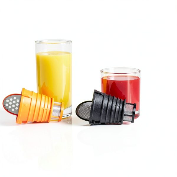 Ninja NeverClog 150 W Cold Press Juicer with 18oz Jug, 30oz Pulp Container, 2-Speed, Compact, Anti-drip lever (JC150) (Renewed)-7