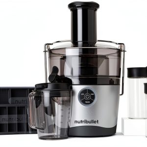 NutriBullet Juicer Pro Centrifugal Juicer 1000W Silver 27oz Capacity-0