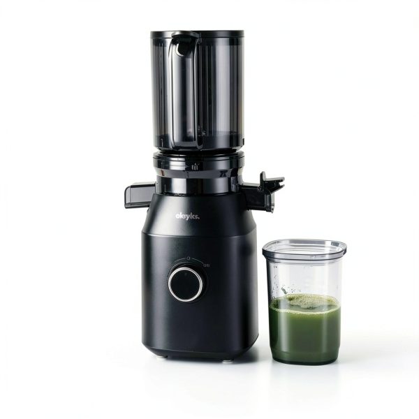 Juicer Machines Olayks Cold Press Juicer 4.3" Feed Chute Black-5