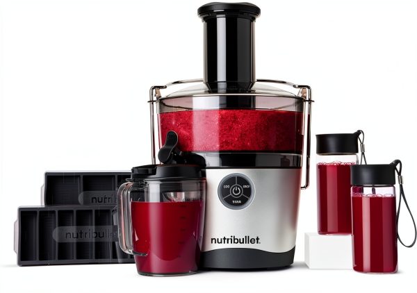 NutriBullet Juicer Pro Centrifugal Juicer 1000W Silver 27oz Capacity-1