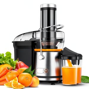 1200W Juicer Machines with 3.2" Feed Chute for Whole Fruits and Vegs, Dual Speeds Centrifugal Juice Extractor, Heavy Duty Full Copper Motor, 35oz Large Juice Jug, Easy to Clean, BPA-Free-0
