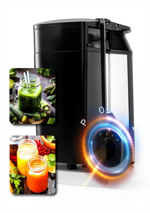Juicer Machines, Aiheal Juicer Extractor Max Power 800W, 3" Wide Mouth Centrifugal Juicer with 3 Speed Control for Whole Fruit and Vegetables, BPA Free, Easy to Clean, 400W Motor-2