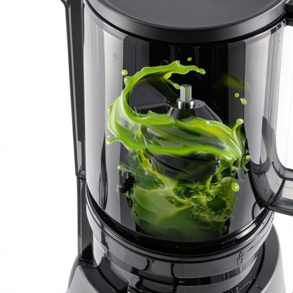 Juicer Machines Olayks Cold Press Juicer 4.3" Feed Chute Black-3