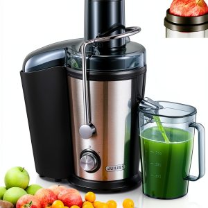 Juicer Machines Vegetable and Fruit, 800W Powerful Juilist Centrifugal Juicer Machines Easy to Clean with Brush, Dual Speeds Juice Extractor Machine with Large 3'' Feed Chute & Anti-Drip-0