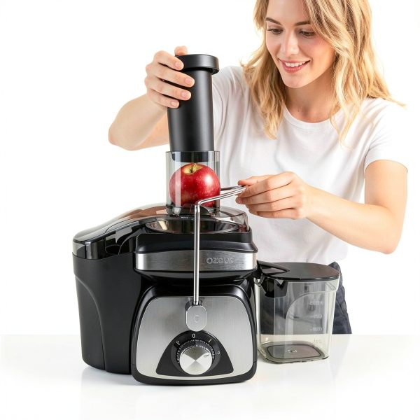 Centrifugal Juicer AZEUS EJ01C Black Titanium Blade Two Layer Bowl-5